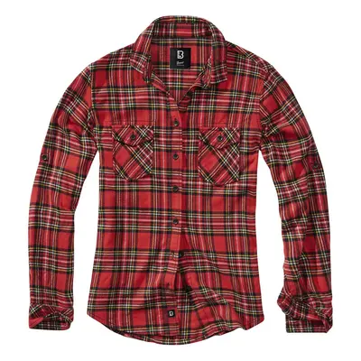 Brandit Amy Tartan Flannel Checkshirt Flanel Shirt red black