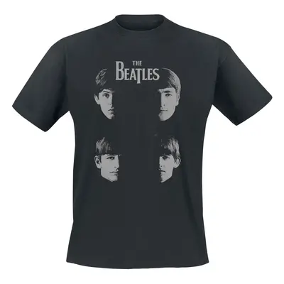 The Beatles Shadow Faces T-Shirt black