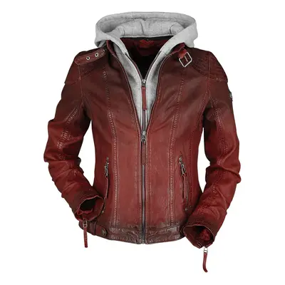 Gipsy Cascha LAMOV Leather Jacket red