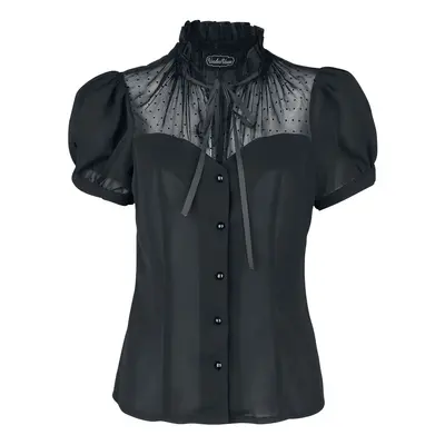 Voodoo Vixen Acid Doll Coalette Blouse Blouse black