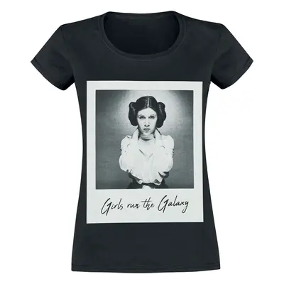 Star Wars Leia - Girls Run The Galaxy T-Shirt black