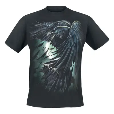 Spiral Shadow Raven T-Shirt black