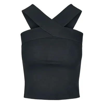 Urban Classics Ladies Cross Top Top black