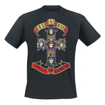 Guns N' Roses Appetite For Destruction - Cover T-Shirt black