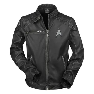 Star Trek Starship Leather Jacket black