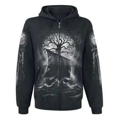 Toxic Angel Naglfar Hooded zip black