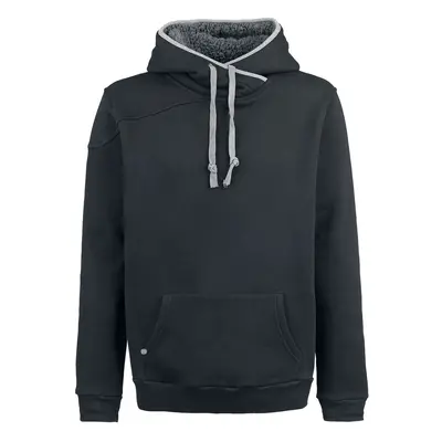 Black Premium by EMP Teddy Hoodie Hooded sweater black grey