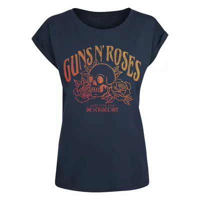 Guns N' Roses Appetite For Destruction Skull T-Shirt navy