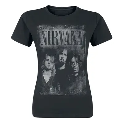 Nirvana Faded Faces T-Shirt black