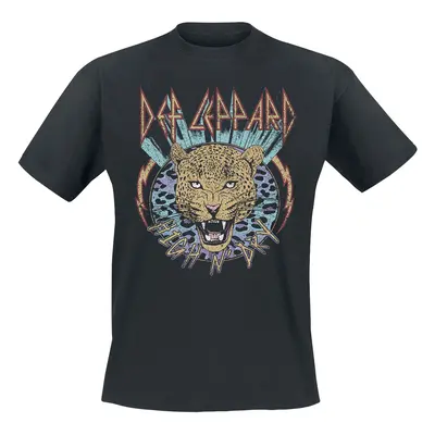 Def Leppard High N Dry Leopard T-Shirt black