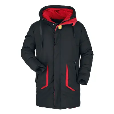 RED by EMP Winter jacket with red colour accents Winter Jacket black red