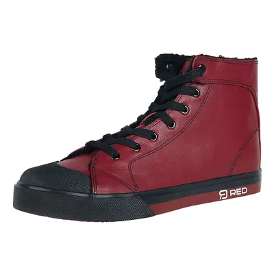 RED by EMP Walk The Line Sneakers High dark red