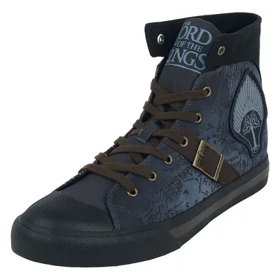 The Lord Of The Rings Rohan Gondor Map Sneakers High blue