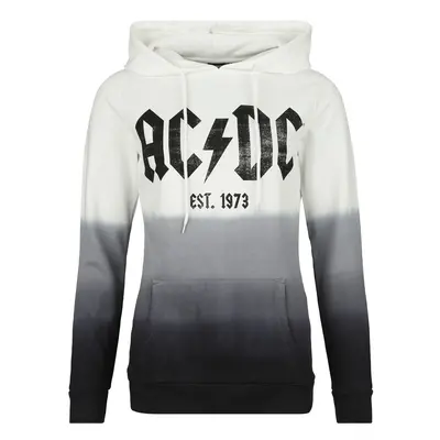 AC/DC Logo Hooded sweater white black