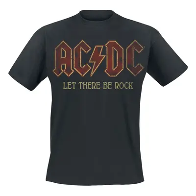 AC/DC Sounds Light Drums Guitar T-Shirt black