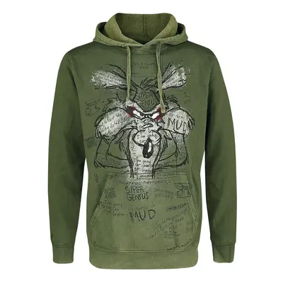 Looney Tunes Wile E. Coyote - Genius Hooded sweater green