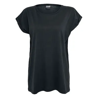 Urban Classics Ladies Extended Shoulder Tee T-Shirt black