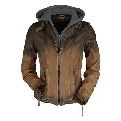 Gipsy GGCascha LAMOV Leather Jacket brown