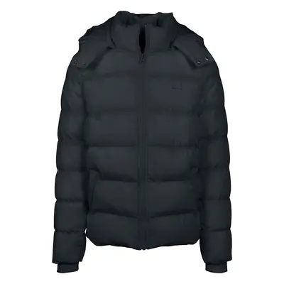 Urban Classics Hooded Puffer Jacket Between-seasons Jacket black