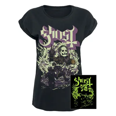 Ghost FOG YK - GITD T-Shirt black