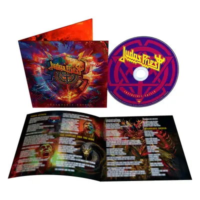 Judas Priest Invincible shield CD multicolor