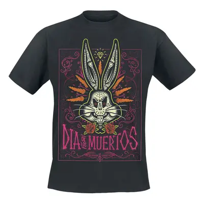 Looney Tunes Dia De Los Muertos T-Shirt black