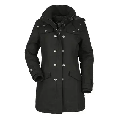 RED by EMP Midline Ladies Coat Between-seasons Jacket black