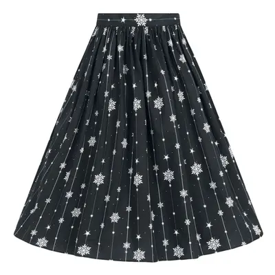 Hell Bunny Belle 50s Skirt Medium-length skirt black white