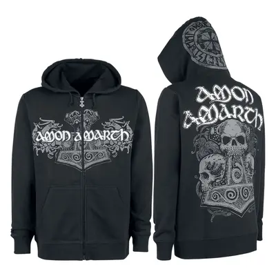 Amon Amarth Thorhammer Hooded zip black