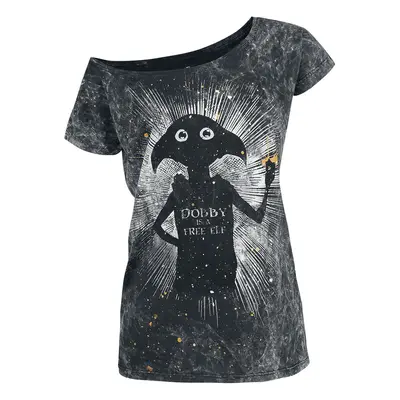 Harry Potter Dobby Is A Free Elf T-Shirt black