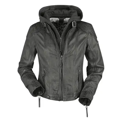 Gipsy Cacey LEGV Leather Jacket anthracite