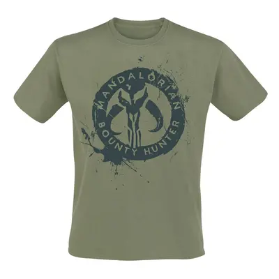 Star Wars The Mandalorian - Bounty Hunter T-Shirt olive