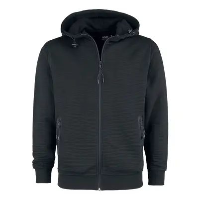 Indicode Dominion Hooded zip black