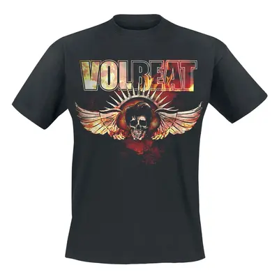 Volbeat Burning Skullwing T-Shirt black