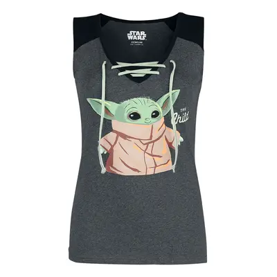 Star Wars Baby Grogu Top mixed grey black