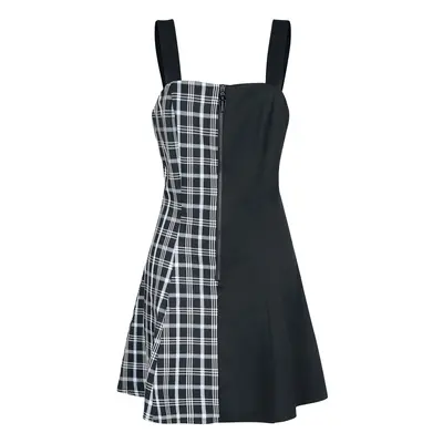 Banned Death Check Dress Short dress black blue