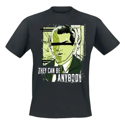 Secret invasion They can be anybody T-Shirt black