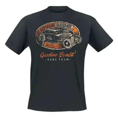 Gasoline Bandit Hot Rod Garage T-Shirt black