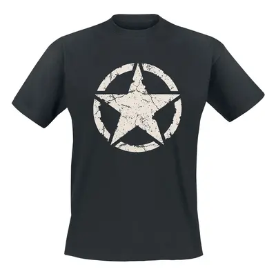 Gasoline Bandit Army Star T-Shirt black