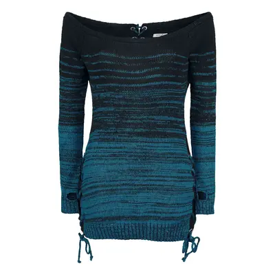 Innocent Thena Top Knit jumper black blue