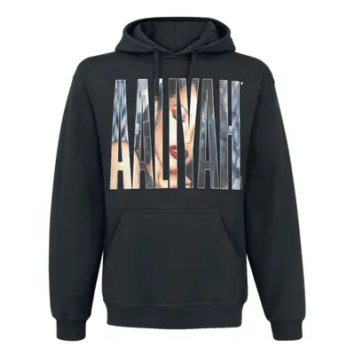 Aaliyah Photo Logo Hooded sweater black