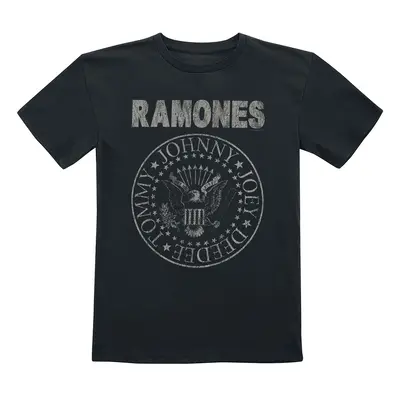 Ramones Kids - Seal Hey Ho Lets Go Backprint T-Shirt black