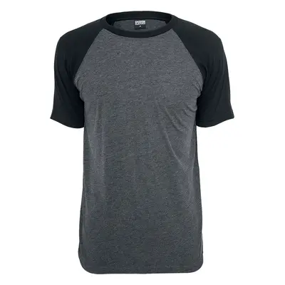 Urban Classics Raglan Contrast Tee T-Shirt charcoal black