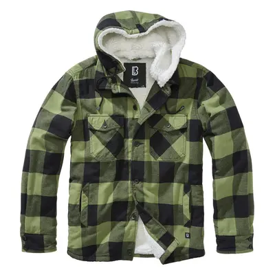 Brandit Lumberjacket Hooded Between-seasons Jacket black olive