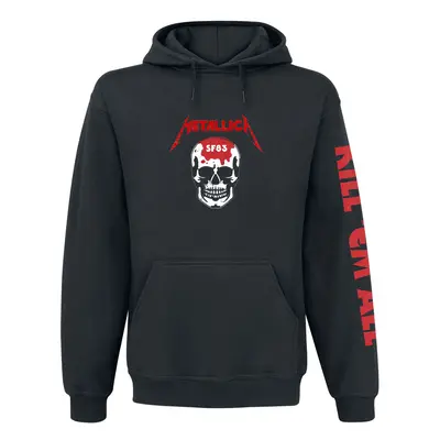 Metallica Kill 'Em All - Skull Hooded sweater black