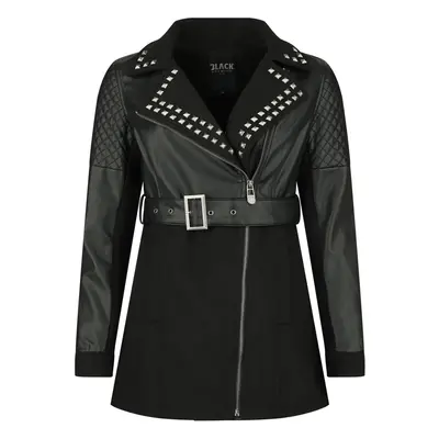 Black Premium by EMP Faux leather jacket Between-seasons Jacket black