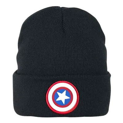 Captain America Logo Beanie black