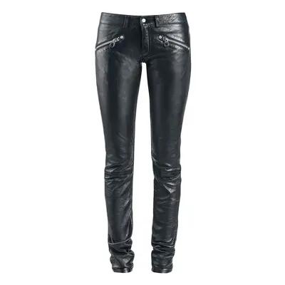 Gipsy ZipaTrouser SNVV Leather Trousers black