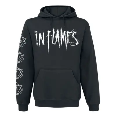 In Flames Jesterhead White Raven Hooded sweater black