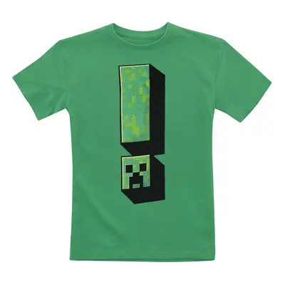 Minecraft Kids - Creeper Exclamation T-Shirt green